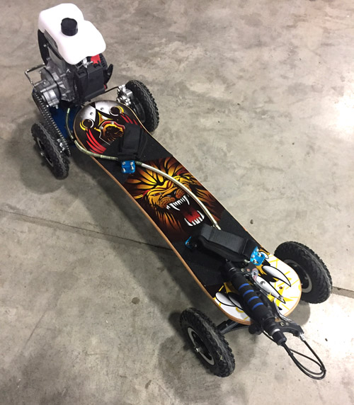 50cc 4-Stroke Skateboard