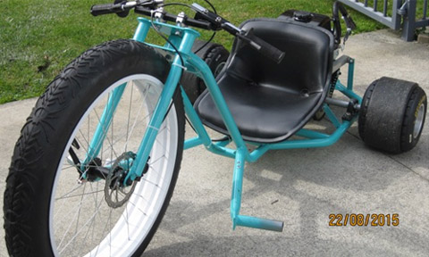 Drift Trike - YOWZAA - teal 