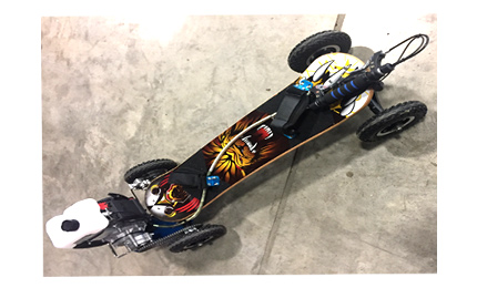 Power Skateboards 50cc 4-stroke